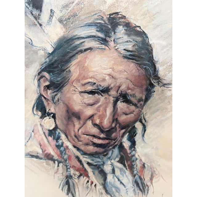 Wood Harley Brown Sitting Eagle Lithograph, Signed For Sale - Image 7 of 12