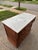 19th Century American Flame Mahogany Veneer Marble Top Commode Chest For Sale - Image 13 of 18