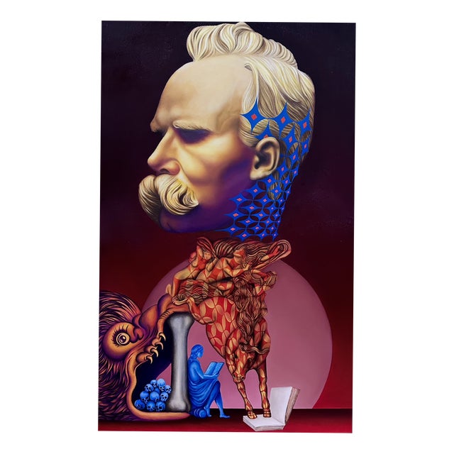 Beni, Nietzsche, 2023, Oil on Canvas For Sale