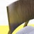 Wooden Chair with Upholstered Seat in Grey Geometric Fabric For Sale - Image 3 of 10