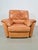 Calf Leather Lounge Chair from Natuzzi, Italy, 1990s For Sale - Image 12 of 15