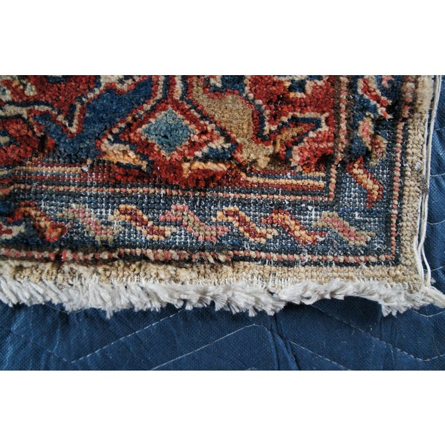 Traditional Hand Knotted Tribal Cream Rug Runner Hooked Medallion Floral 3' X 10' For Sale - Image 9 of 13