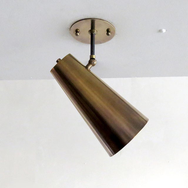 Metal Copa™ Brass Ceiling Lights by Gallery L7 For Sale - Image 7 of 10