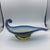 Glass Murano Blue Green and Yellow Handled Dish For Sale - Image 7 of 7