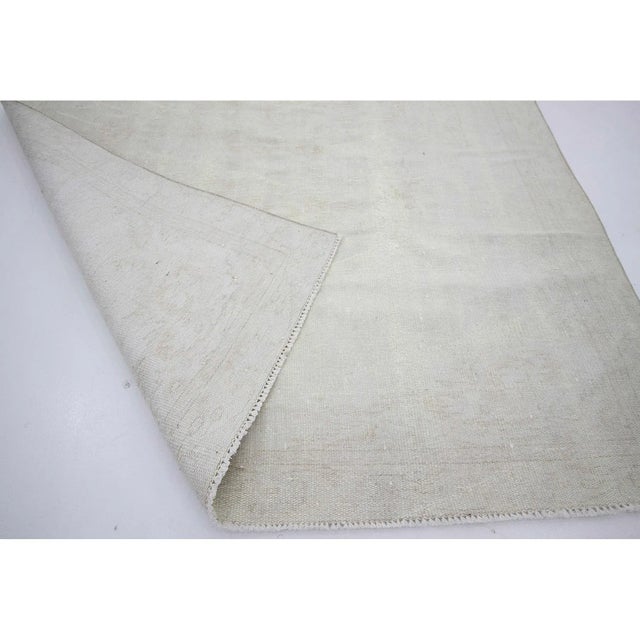Mid 20th Century 1960s Vintage Washed Out Turkish Rug- 5′8″ × 9′4″ For Sale - Image 5 of 7