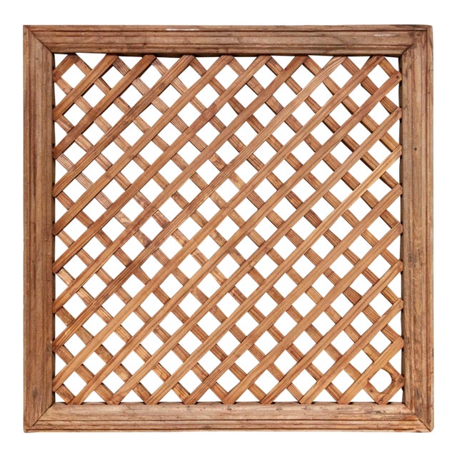 Sakura Farmhouse Asian Window Panel For Sale