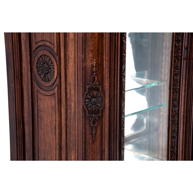 Glass Antique Display Case, Northern Europe, 1890s For Sale - Image 7 of 14