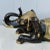 Ebony Vintage Thai Ornate Two Tone Bronze Elephant Statue For Sale - Image 8 of 12