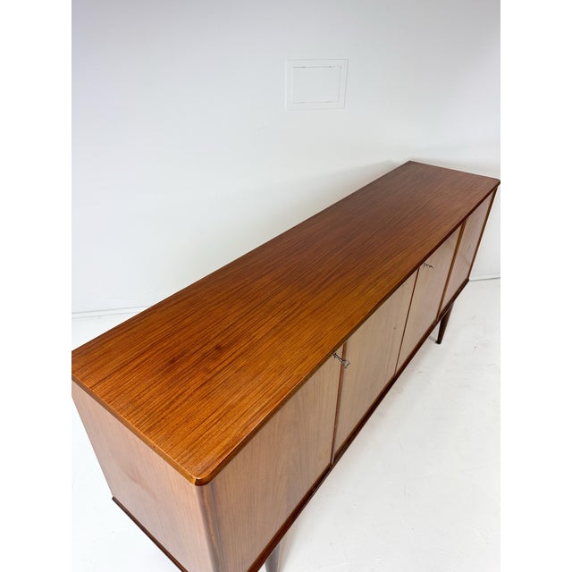 1960s 1960's Mid Century Scandinavian Teak Credenza For Sale - Image 5 of 9
