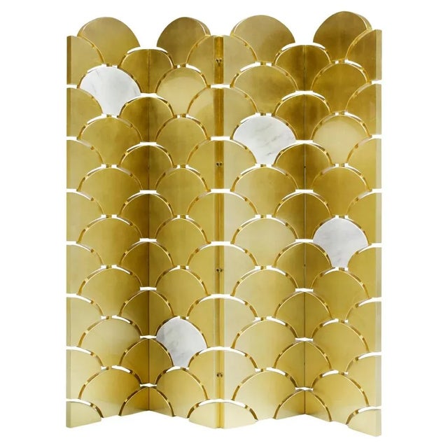 Ostentation Folding Screens by Memoir Essence, Set of 2 For Sale - Image 6 of 6