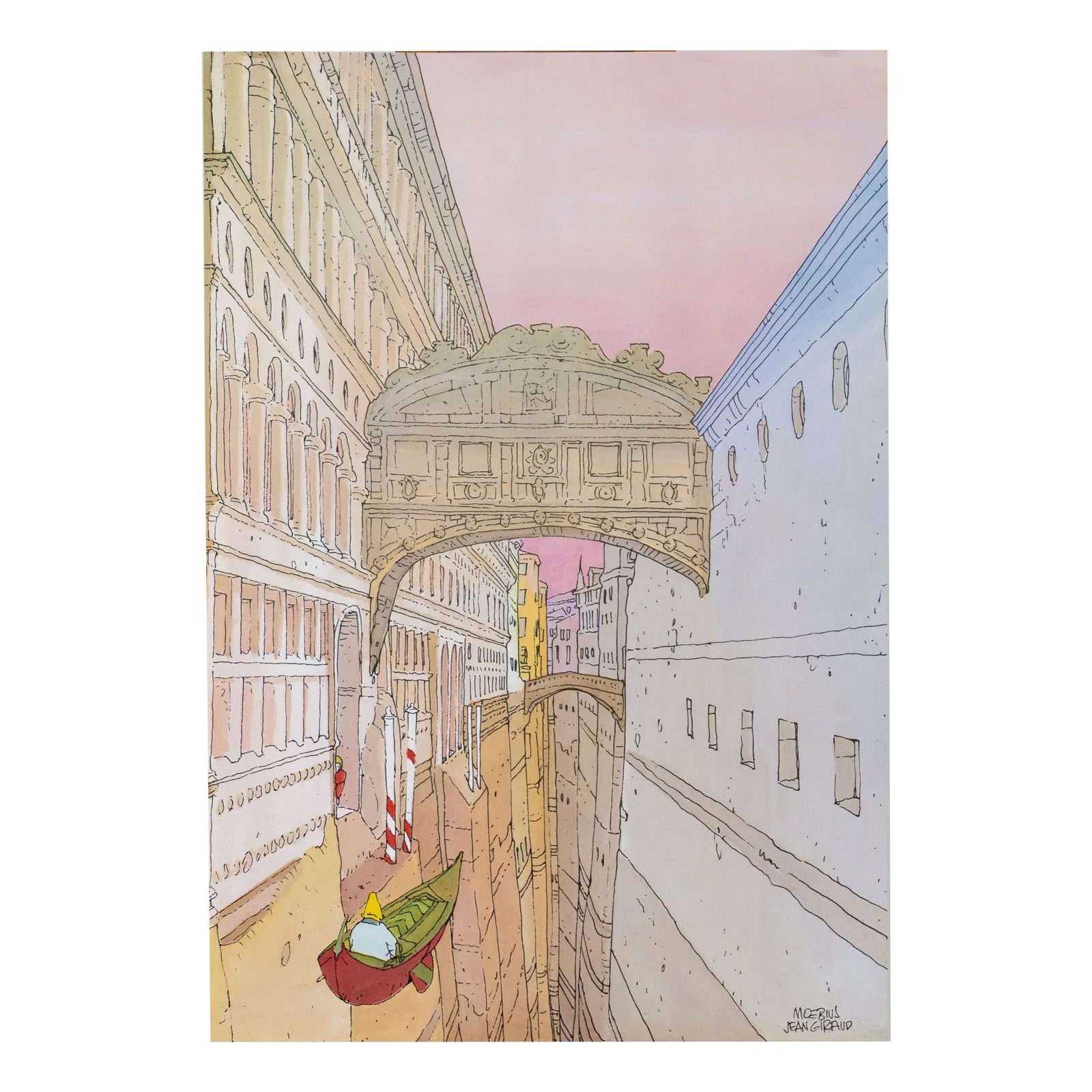 Celestial Venice: The Bridge of Sighs Poster by Moebius