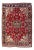 1960s Persian Red Sarouk Small Rug For Sale