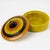 Yellow Bitossi for Rosenthal Netter Ceramic Box, Bowls Vide Poche, 3 pc, circa 1960 For Sale - Image 8 of 15