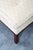 Wood Mid Century Modern Lounge Chairs Slipper White Tufted Pair Set 2 Vintage MCM 60s For Sale - Image 7 of 12
