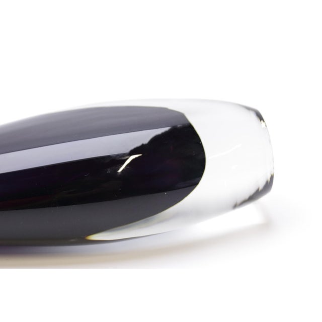 Purple Glass Vase and Bowl by M. Stáhlíková and M. Velíšková for Škrdlovice, 1960s, Set of 5 For Sale - Image 8 of 18