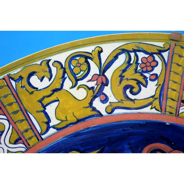 Antique Italian Lustreware Plate, 1800s For Sale - Image 17 of 18