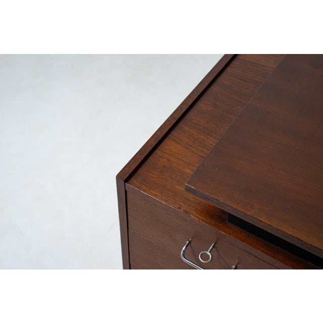 Minimalist Floating Hairpin Desk by Nijkerk, 1950s For Sale - Image 10 of 11