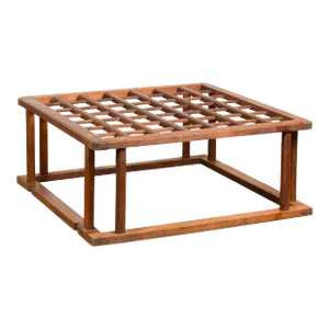 Mid 20th Century Zen Hinoki Wood Kotatsu Japanese Coffee Table with Natural Finish