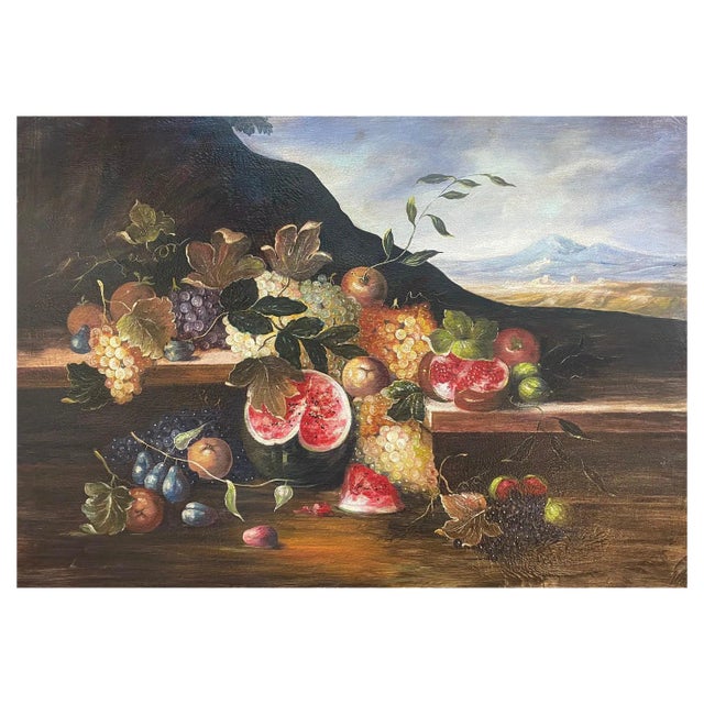 Erina Margiacchi, Still Life, Oil on Canvas, 1980s For Sale