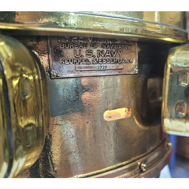 World War I US Navy Ships Binnacle For Sale - Image 4 of 12