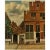 1950s Circa 1950s "Street in Delft" Vintage Full Color Print After Vermeer For Sale - Image 5 of 6