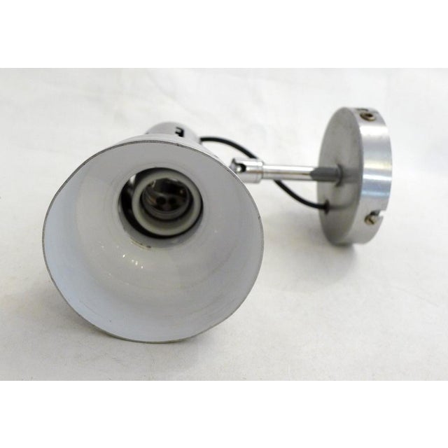Adjustable Wall Spotlight on a Ball Joint in Chrome and Brushed Metal, 1970s For Sale - Image 6 of 12