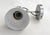 Adjustable Wall Spotlight on a Ball Joint in Chrome and Brushed Metal, 1970s For Sale - Image 6 of 12