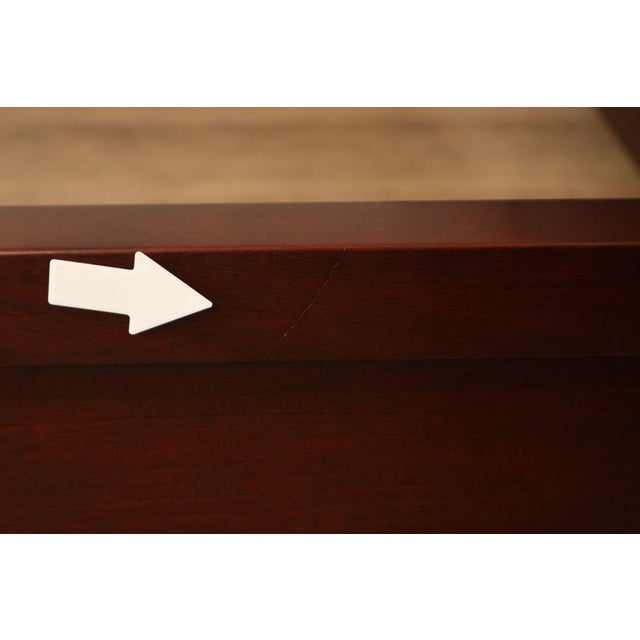 Stickley Cherry King Size Sleigh Bed For Sale - Image 17 of 18