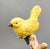 Vintage Italian Ceramic Yellow Bird Figurine With Applied Flowers and Foliage – Traditional, Cottage For Sale - Image 14 of 14
