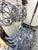 Metal 2016 Gregorius Pineo Custom Three-Orb Kepler Chandelier in Desert Black For Sale - Image 7 of 7