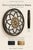 Late 20th Century Large Onyx Black and Aged Gold Gothic Rosette Wall Mirror For Sale - Image 5 of 5