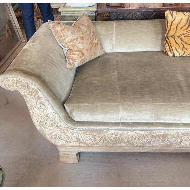 French Empire Recamier Mahogany Daybed 18Th. C. For Sale - Image 4 of 17