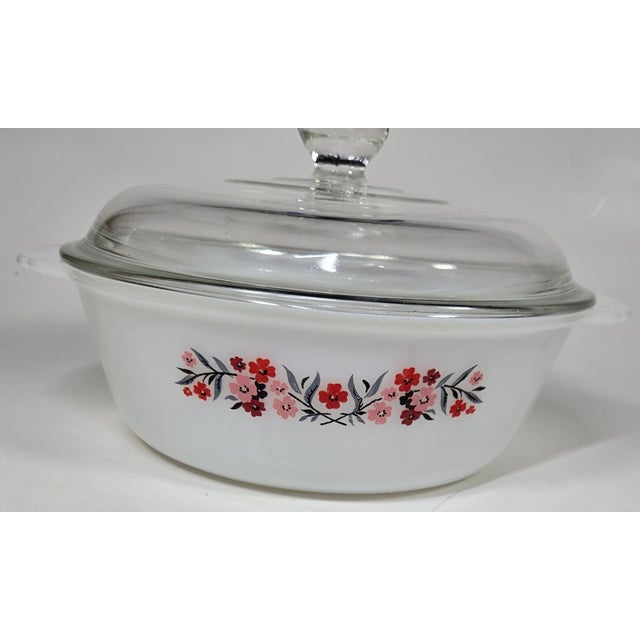 Mid 20th Century Spring Flower Casserole Dish For Sale - Image 5 of 13