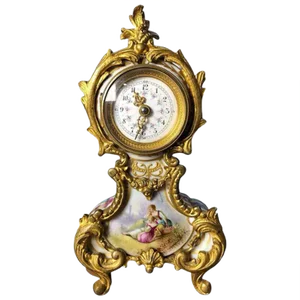 Mantel or Table Clock from Meissen, 19th Century