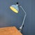 Light Gray Clamp Lamp with Large Enamel Shade from Rademacher, 1950s For Sale - Image 12 of 18