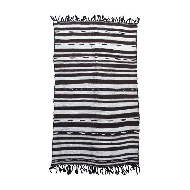 Berber Kilim Wool Rug For Sale - Image 3 of 3