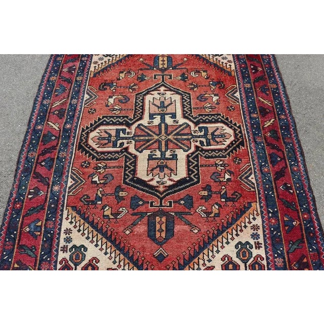 Textile Handmade Kazak Caucasian Rug, 1930s For Sale - Image 7 of 8