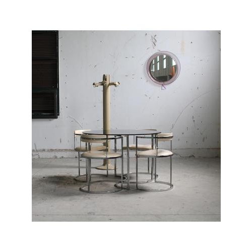 Table and Chairs, Italy, 1970s, Set of 5 For Sale - Image 18 of 18