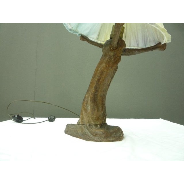 Wood Anthroposophical Table Lamp from Bernhard Weyrather, 1920s For Sale - Image 7 of 16