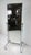 Chrome Full Length Rolling Chrome 2 Sided Dressing Mirror For Sale - Image 8 of 9
