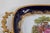 Limoges France Dish in Royal Blue with Fragonard Couple and Fine Gold Metal Trim For Sale - Image 9 of 17
