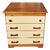 1940s Maple 4-Drawer Nightstand by Templeton Furniture For Sale