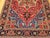 Vintage Persian Heriz Serapi Rug, Hand-Knotted Wool, Geometric Pattern, Red & Navy, 6x9 For Sale - Image 15 of 18