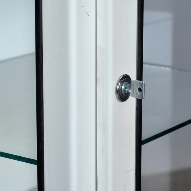 Metal Vintage Medical Cabinet in Glass, 1970s For Sale - Image 7 of 10