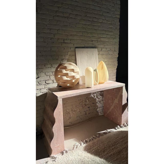 Postmodern Sculptural Stone Desk by My Habitat Design For Sale - Image 3 of 10