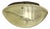 Vintage German Flat Ceiling Lamp with White Marbled Glass Shade from Peill & Putzler, 2000s For Sale