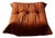 Amber Orange Velvet Togo Pouf by Michel Ducaroy for Ligne Roset For Sale