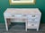 Late 20th Pencil Reed Writing Desk of Four Drawers For Sale - Image 9 of 9