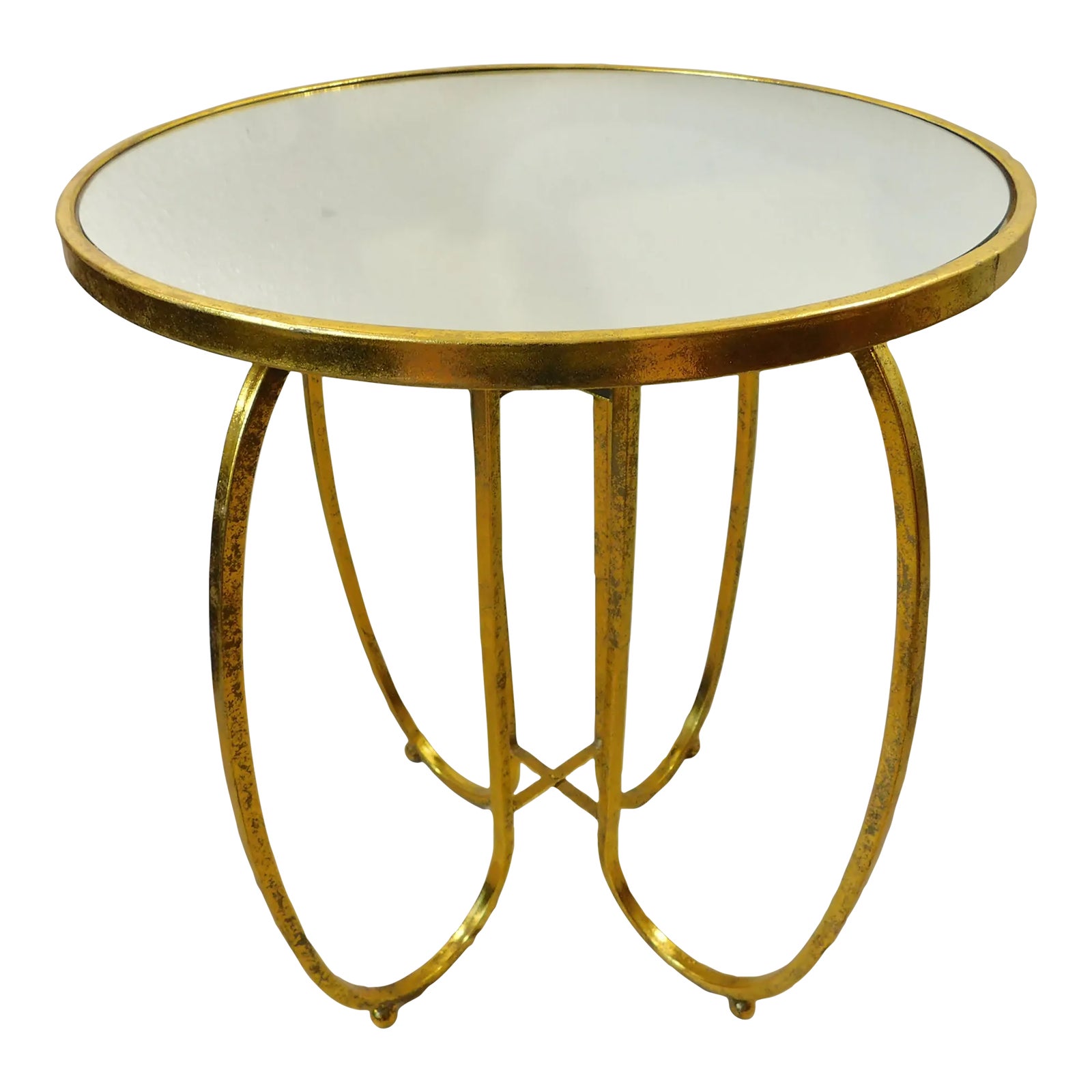 Ornate Late 20th Century Round Gold L...