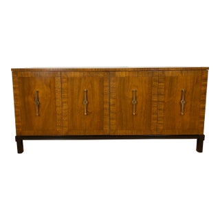 Mid-Century Walnut Sideboard by Tomlinson Furniture, MCM Buffet or Credenza For Sale
